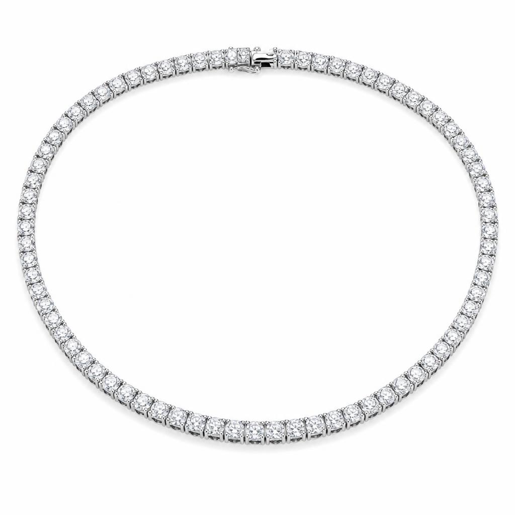 Lab-Grown Diamond Tennis Necklace